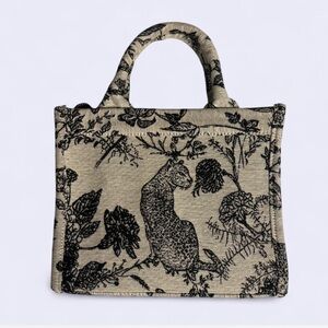 A New Day Small Jacquard Boxy Tote Handbag